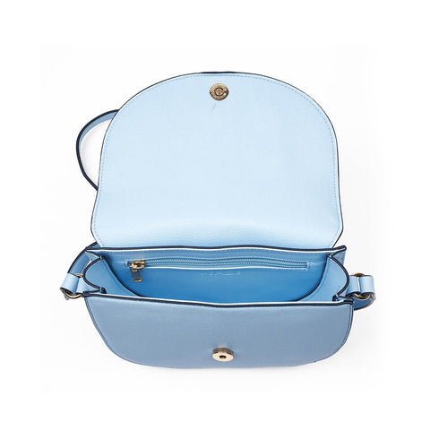 Verde Γυναικεία Τσάντα Χιαστί 16-7370 Ανοιχτό Μπλε